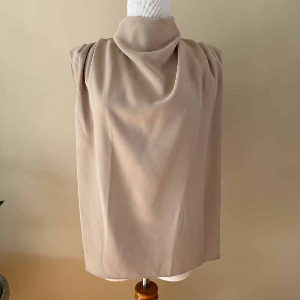 Zara Beige Sleeveless Top (Brand New with Tags)